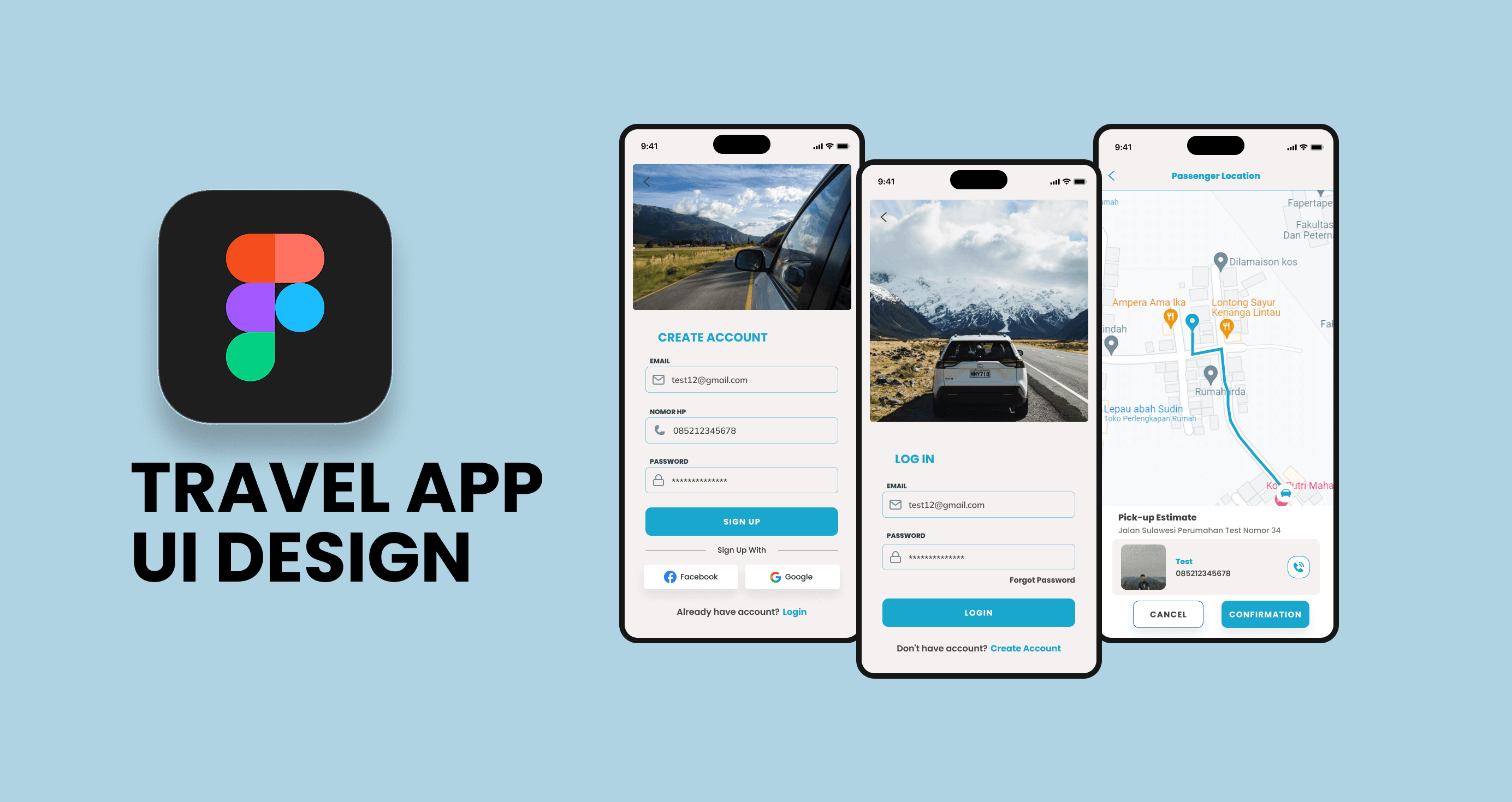 Travel App UI Design